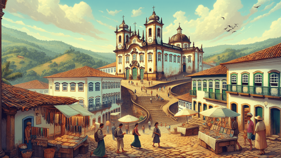 Besichtigung der historischen Stadt Ouro Preto