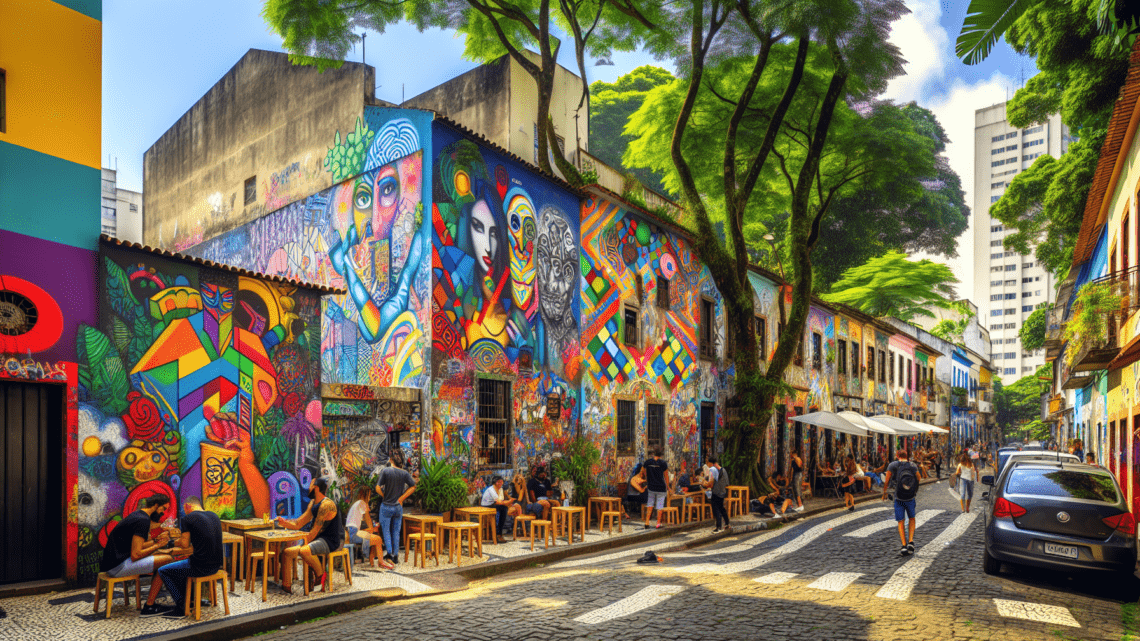 Besuch der Vila Madalena Street Art in São Paulo