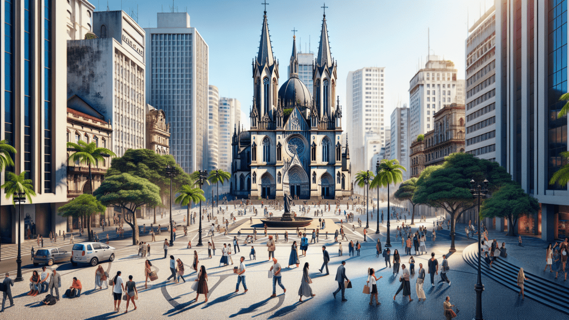 Besuch des Praça da Sé in São Paulo