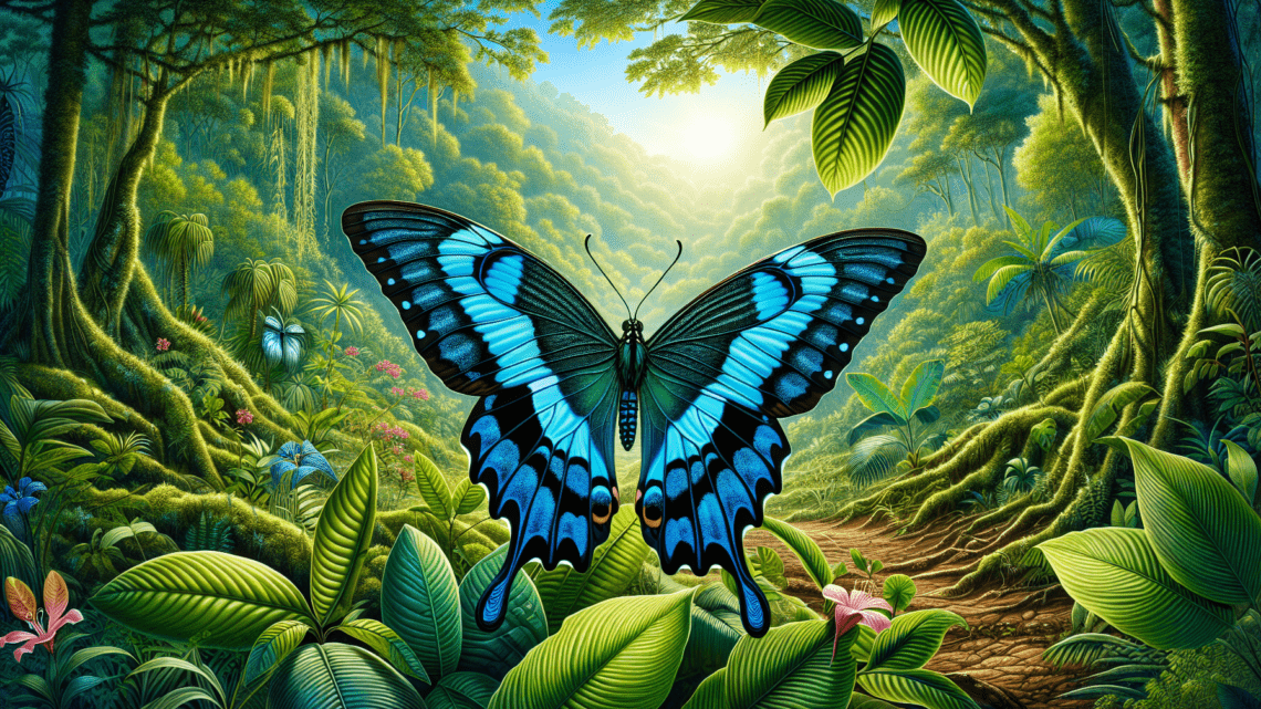 Blauflügel-Schwalbenschwanz