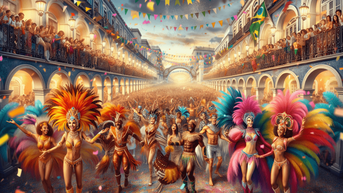 Teilnahme am Karneval in Rio de Janeiro