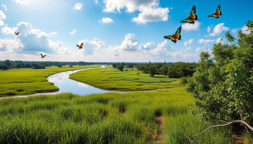 Pantanal Wildtiere Landschaft