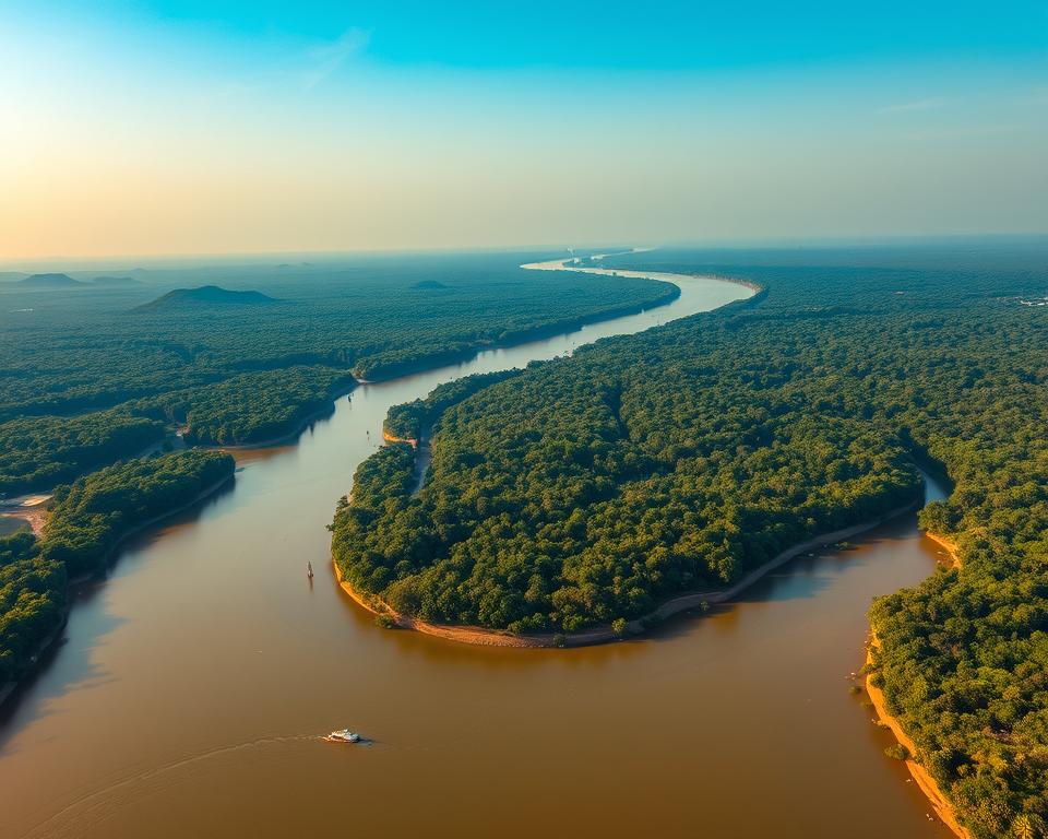 Amazonas Flusslänge Messung Amazonas Flusslänge Messung