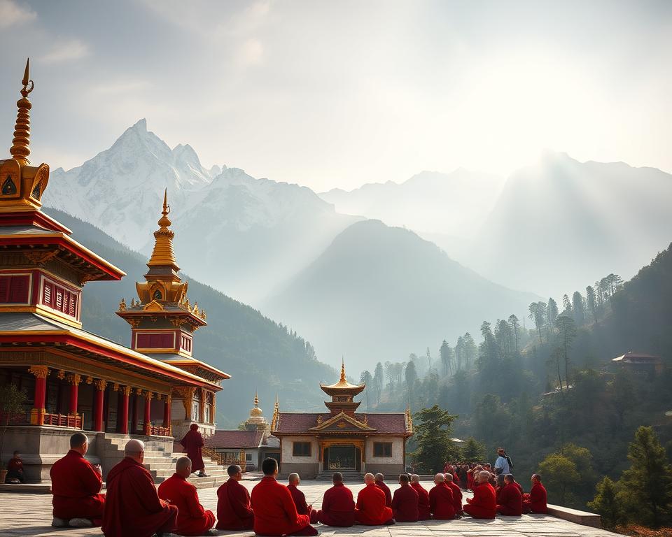 Buddhistische Tempel in Nepal Buddhistische Tempel in Nepal