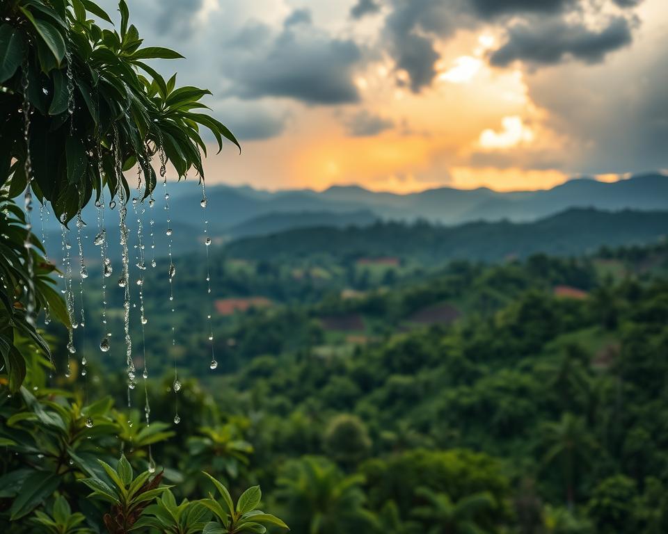 Niederschlagsmuster in Brasilien