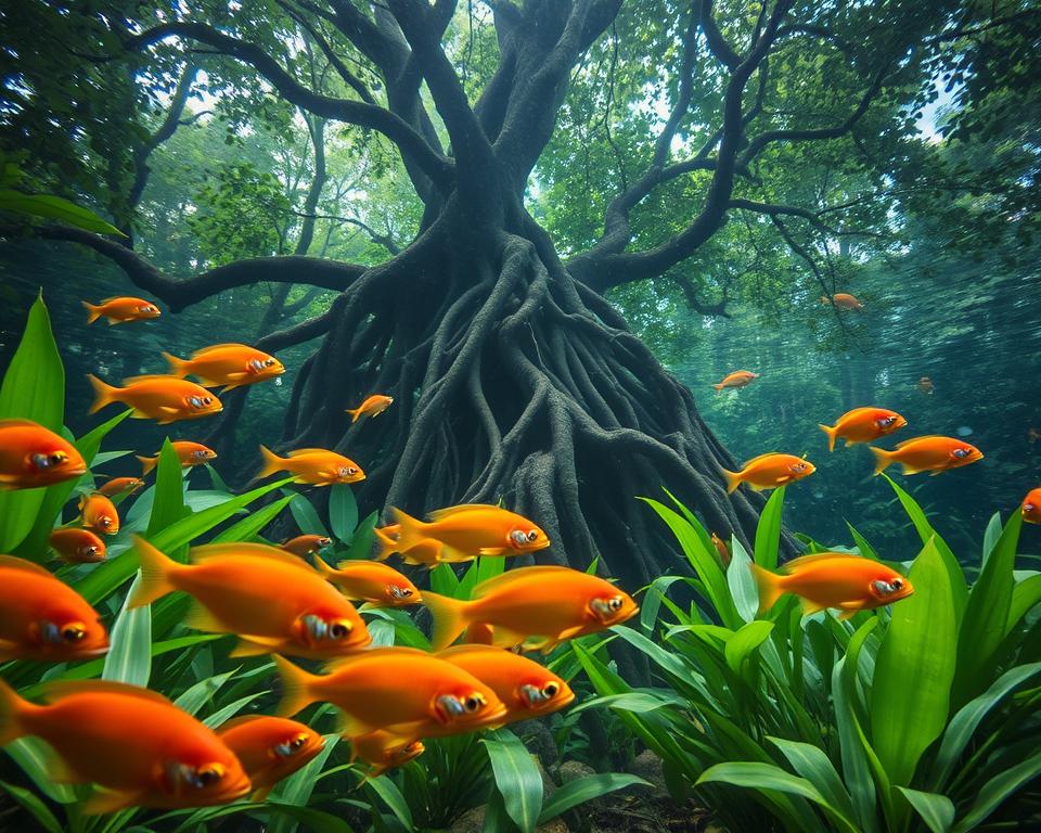 Süßwasserfische im Regenwald Süßwasserfische im Regenwald